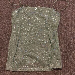 Pol sequins tank
